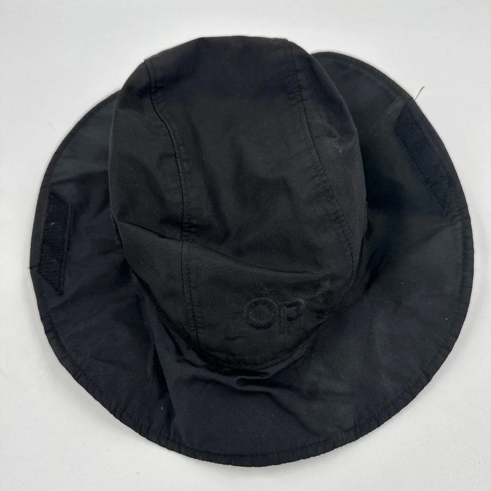 Outdoor Research Gore-Tex Seattle Sombrero Rain Hat Black Made in USA Large - Picture 7 of 12
